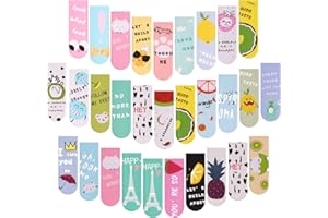 Vicloon Signets Magnétiques, 30Pcs Marque-Pages Magnétiques, Marqueurs de Page Magnétique de Livre Clip de Page pour Enseignants, Amateurs de Livres, Enfants, étudiants-Anime