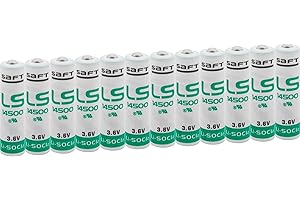 Saft LS 14500 3,6 V Lithium Pack de 12, Blanc