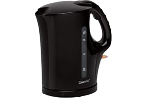 ‎CLATRONIC Clatronic® Wasserkocher | Kettle | 1,7 L mit automatischer & manueller Abschaltung | herausnehmbarer Kalkfilter | max. 2200Watt | WK 3819 schwarz