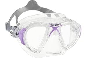 Cressi Nano Mask - Máscara de Buceo Profesional con Volumen Interno Mínimo, Ideal para Buceo y Pesca, Silicone Crystal, Talla Única, Adulto Unisex