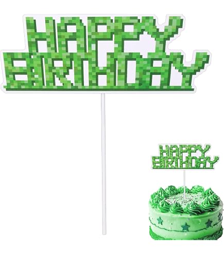 Cake Topper Happy Birthday - Decorazione per Compleanno | Olallà