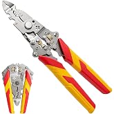 9 in 1 Professional Wire Stripper | VDE Wire Cutter | Electric Tool with Bolt Cutter, Shear | Electrician Kit LTHERMELK