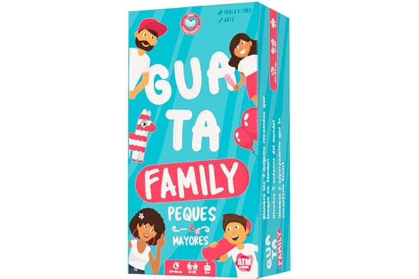 ATM Gaming Guatafamily - Juegos de Mesa Familiar - Divertido para Niños y Adultos - Sin Pantallas - Conexión en Familia - Regalo Navidad