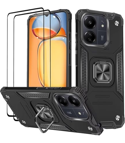 Buy Artistque Case For Mi Redmi A4 5g / Mi Redmi 14c 5g / Poco C75 5g Back Cover Ring Stand Armor Cover Online - Price @ ₹209 | Instant Delivery