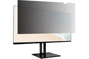 Amazon Basics Privacy Screen Filter -24 Inch 16:9 Widescreen Monitor, Anti-Spy, High Clarity, UV Protection, Eye Protection, Anti Glare & Blue Light Filter, Anti-Scratch (24" 16:9, 20.94"x11.79")