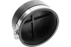 VIALIA Flexible Endkappe 1 1/2" Ø 50 mm, Flexfitting mit Klemmbereich 44-52 mm, Abdichtung aus PVC, mehrfach verwendbar, schnelle Montage