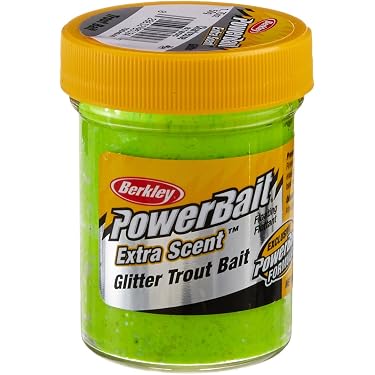 Pâte à Truite Berkley PowerBait – Smoke And Fire Silver, 50 G, Appât Flottant Brillant