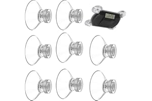 SDFLKAE [Lot de 8 ventouses Reusabel compatibles avec disque de stationnement Needit Park Lite, résistant à la chaleur, forte adhérence de rechange, autocollants puissants, pour pare-brise