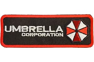 LEGEEON Resident Evil Umbrella Corporation Embroidered Hook Patch