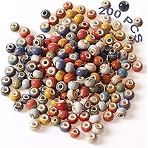 Perline In Ceramica A Forma Di Girasole, 10 Mm, 100 Pezzi, Per Creazione Gioielli Fai Da Te, Collane E Bracciali - 5