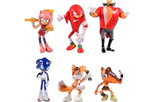 ZEYOU Sonic Giocattolo,Sonic Giochi,Sonic The Hedgehog,Sonic Personaggi,Sonic Gioco,Sonic Action Figure,Sonic Giocattoli,Figure Di Sonic Per Torte,Personaggi Torte Sonic,Sonic Giocattolo Decorazioni