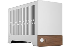 Fractal Design Terra Silver - Wood Walnut front panel - Small form factor - mITX gaming case – PCIe 4.0 riser cable – USB Type-C - Anodized aluminum panels