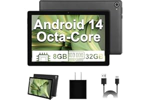 Byxsb Android 14 Tablet, 10.1 Inch, Octa-core Processor, 8GB RAM 32GB ROM (TF 1TB), 5MP+8MP Dual Camera, Wifi, Bluetooth, 5000mAh Battery