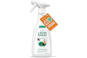 ‎SILBERKRAFT Silberkraft Läusespray für Textilien, Umgebungsspray, Läuse-Ex-Spray für die Umgebung, Mittel gegen Nissen, mit Zitronenduft (500 ml)