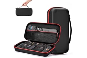 MODURIO Carry Case for 2025 Nintendo Switch 2 Console, Protective Travel Bag for Switch 2 Console & Accessories, Portable Hard Shell Game Card Storage with 9 Slots, Compatible with Switch 2 Cover Case
