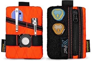 VIPERADE VE15 Mini Sac EDC, Petit Organisateur EDC avec 3 Poches, Mini Sac à Outils EDC avec Zone de Fermeture Scratch, Mini Sac EDC, Petit Sac Multifonction pour Organisateur d'outils