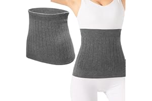BAOSROY Fascia Lombare Termica,Fascia Lombare in Cashmere,Fascia Lombare,Fascia Lombare Termica Donna,Fascia Elastica Invernale In Cashmere,Scalda Reni per Riscaldamento,Calda Fascia Addominale Avvolgente,L