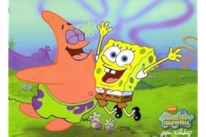 PARTYLANDIA Cialda In Ostia Spongebob Spugna Cartoon Torta Decorazioni Dischi Commestibile