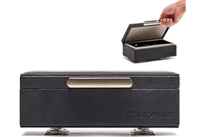 CKEYRE SAFECKEYURE Faraday-Box für Autoschlüssel | Signalblocker-Box | RFID-Schlüsselbox | Schlüsselhalter | Schlüsselsafe | Signalblockierende Schlüsselbox