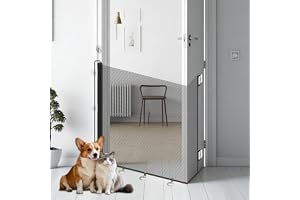 Hundgrind, Uppdaterad Version, med Justerbar Lås + Slitsskydd + Hålfri Installation, Universal för Katter Och Hundar, För Kök, Balkong, Korridor (Svart, 180 * 78 cm)
