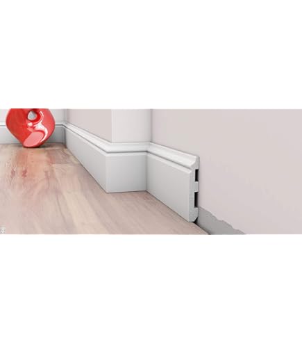 Échantillon Plinthe Moulurée 70x13 - SAPIN BLANC | La Moulure Bordelaise