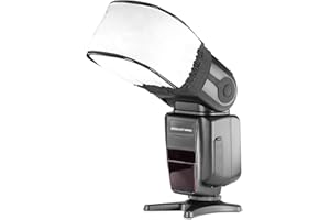 Neewer Bouchon Universel Doux Mini Flash Bounce Diffuseur Compatible avec Canon, Nikon, Godox, Yongnuo, Neewer TT560 NW550 NW561 NW570 NW580 NW625 NW635 NW-670 750II NW645 NW655 Flash Speedlite