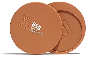 3INA MAKEUP - The No-Rules Powder 658 - Sable - Poudre Compacte 3 en 1 Sable pour Yeux Lèvres et Joues - Poudre avec Acide Hyaluronique et Céramides - Formule Légère - Vegan - Cruelty Free