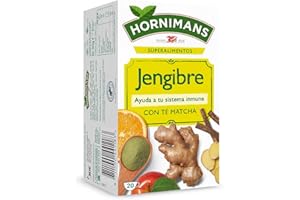 Hornimans Infusión de Jengibre con Té Matcha 100% Natural | 20 bolsitas | ConTeína