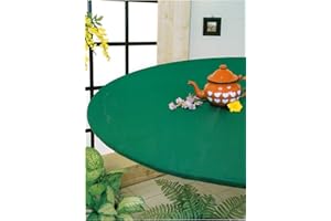 Viglietti Panno verde da gioco carte in Lana con elastico ROTONDO diametro 150