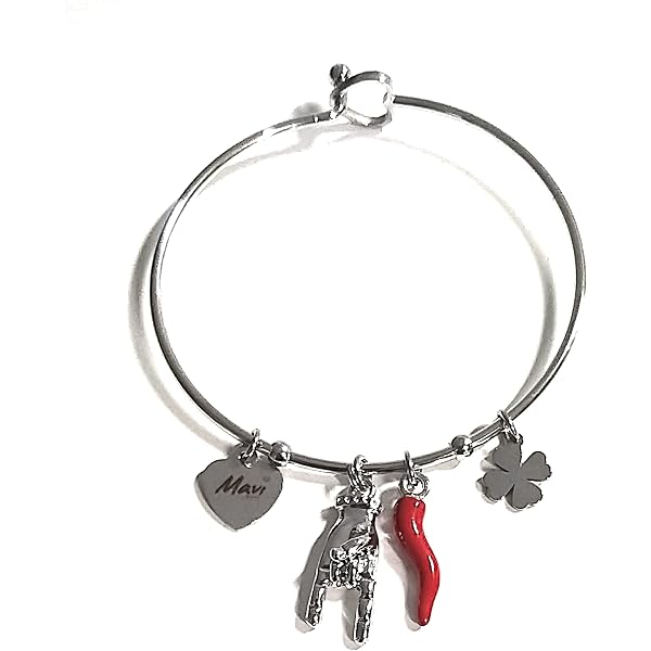 Bracciale Rigido Donna Bangle Stroili In Acciaio Dorato Con Cristalli E Smalto Bianco - Verre Gioielli