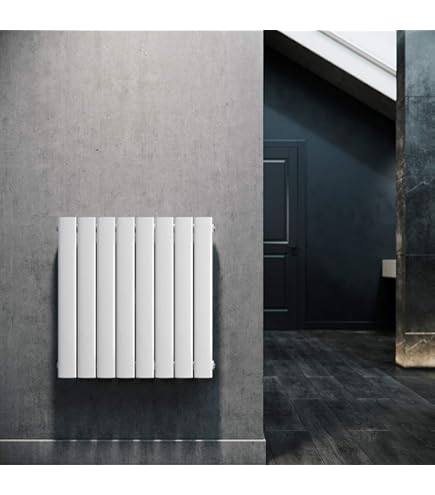 Aqualine Tondi-E elektrische badkamerradiator, recht, 600x1330 mm, 600 W, wit kopen