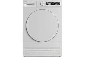 Telefunken T-11-400-W Kondenstrockner / 7kg Trockner mit 15 Programmen, Startzeitvorwahl, Knitterschutz & reversierenden Trommelbewegungen, weiß