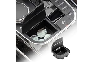 KUNGKIC RHD for BMW 1 3 4 Series X3 X4 X5 X6 X7 F40 F44 G20 G26 G01 G02 G21 G80 G07 I4 I3 ABS Car Gear Shift Storage Box Interior Accessories Modification Customized Vehicle Design