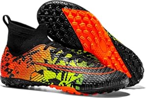 DASHANGYAN Calzado de fútbol para Hombres Calzado de fútbol para niños Calzado de fútbol para niños Calzado de fútbol para jóvenes Botas de fútbol para césped High Top Spikes Calzado atlético Profesional