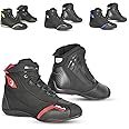 MAXIMO-MOTO Motorbike Boots, Motorcycle Boots Racing and Touring Short Ankle Shoes, Motorcycle Shoes, Motorbike Shoes, Mens Motorbike Boots, Mens Motorcycle Boots