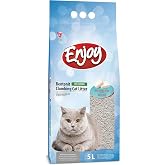 Enjoy Bentonit İnce Taneli Kedi Kumu 10 Lt (Marsilya Sabunlu)