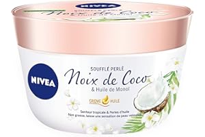 ‎NIVEA Nivea Creme-Öl, Soufflé-Behälter, Kokosnuss/Monoï-Öl, 200 ml, 1 Stück