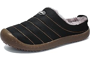 SMajong Uomo Donna Invernali Pantofole da Casa Antiscivolo Pantofole All'aperto Inverno Caldo Peluche Interno Ciabatte Scarpe di Cotone da Casa Taglia Larga 35-48 EU