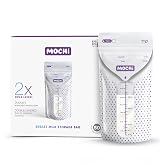 MOCHi Anne S&uuml;t&uuml; Saklama Poşeti (50'li), Beyaz/Mor