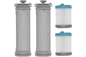 DingGreat Zapasowy filtr HEPA i filtr wstępny do odkurzacza Tineco A10 Hero/Master, A11 Hero/Master, do odkurzacza Tineco Pure ONE S11/S12