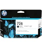 HP 728 F9J68A Matte Black 300-ml Genuine Ink Cartridge, High