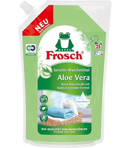 Frosch Aloe Vera Sensitiv-Waschmittel 1,44 L : Amazon.de: Drogerie &  Krperpflege