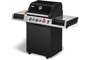 Enders® Gasgrill UNIQ 3 IK CRUSTER®, 3-Edelstahlbrenner, mehrstufige Drehregler, 800 °C TURBO ZONE™, SWITCH GRID™, HEAT RANGE™, SIMPLE CLEAN™, doppelwandige Garhaube, GN ½ Container #8700