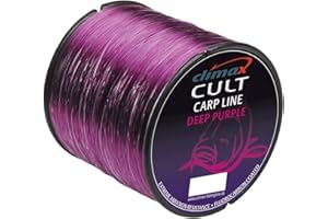 CLIMAX CARP CULT CULT Deep Purple Climax Angelschnur Karpfenschnur Fluorocarbon ummantelt 0,30mm