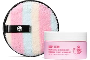 W7 Struccante Extra Berry Clean - Balsamo detergente e dischetti struccanti - Per rimuovere il trucco delicatamente