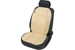 Walser Coprisedile Auto Ravenna, Coprisedile Universale per Auto, Sottostrato Protettivo per Auto, Protettore per sedili Auto, Coprisedile Auto Beige