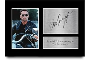 HWC Trading Arnold Schwarzenegger Signed A4 Printed Autograph The Terminator Print Photo Picture Display