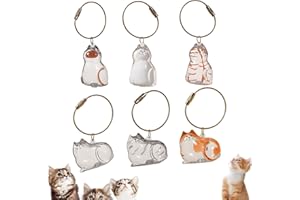 Evadollina Tierhaar Erinnerung, 6 Stück Tierhaar Medaillon zum Befüllen, Ascheschmuck zum Befüllen, Andenken an Verstorbene Katze, Katzenhaare, für Katzen, Hunde und Pelzige Haustiere