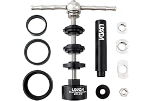 Lixada Kit de Prensa de rodamientos de Bicicleta, Kit de Herramientas de instalación y extracción de pedalier de Bicicleta para BB86/BB30/BB91/BB92/PF30