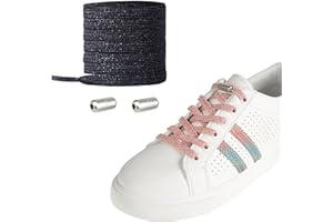 MLLTECH Cordones Elásticos para Adulto Niños | Cordones Elásticos Sin Nudo con Hebilla - Cordones Elásticos de Goma con Hebilla Metal - Elásticos Cordones de Zapatos de Colores/ Cordones Zapatillas Deporte